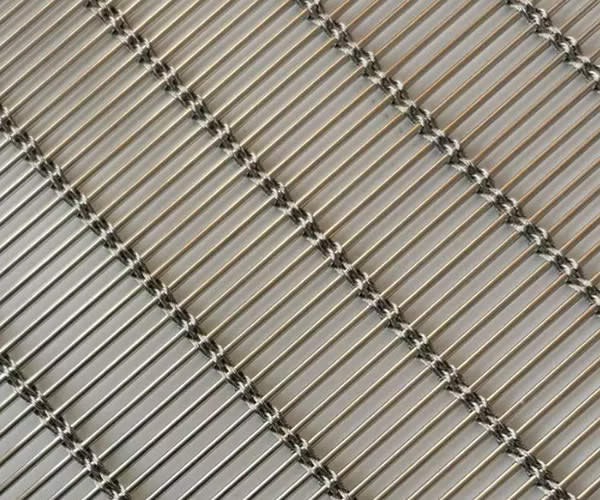 304 316 stainless steel Cable-Rod Woven Mesh 