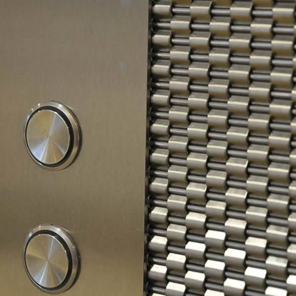 Decorative Mesh For Elevator Cab Cladding Curtain