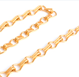 Golden metal chain curtain 